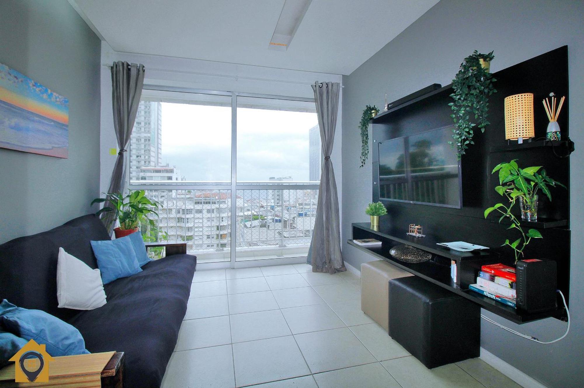 Apartment Amplo 2 Quartos Com Vista Mar: 300m Da Copacabana